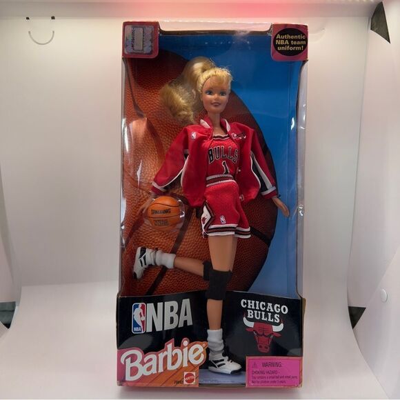 Vintage 1998 NBA Chicago Bulls Basketball Barbie Doll Collectible - Picture 3 of 14
